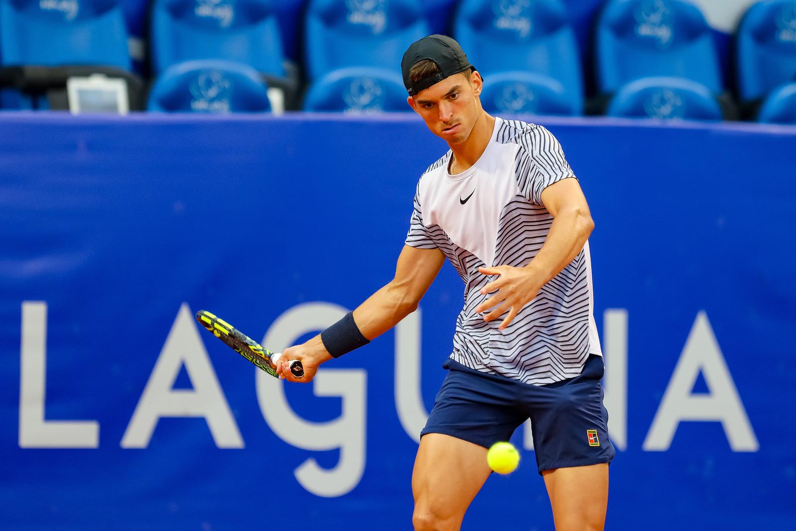 26.07.2023., Umag - Plava Laguna Croatia Open Umag. 

Drugo kolo, mec izmedju Madjara Zsombor Piros i Hrvata Dino Prizmic . Photo: Srecko Niketic/PIXSELL
