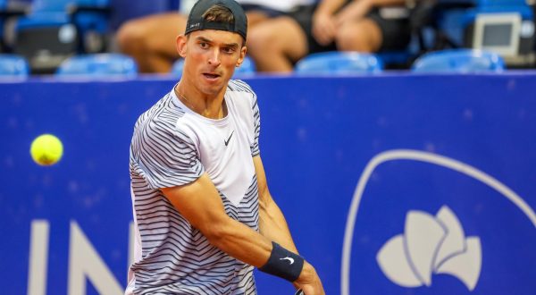 26.07.2023., Umag - Plava Laguna Croatia Open Umag. 

Drugo kolo, mec izmedju Madjara Zsombor Piros i Hrvata Dino Prizmic . Photo: Srecko Niketic/PIXSELL