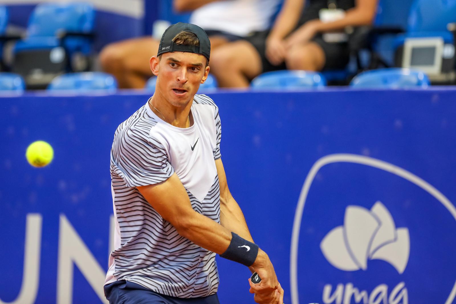 26.07.2023., Umag - Plava Laguna Croatia Open Umag. 

Drugo kolo, mec izmedju Madjara Zsombor Piros i Hrvata Dino Prizmic . Photo: Srecko Niketic/PIXSELL