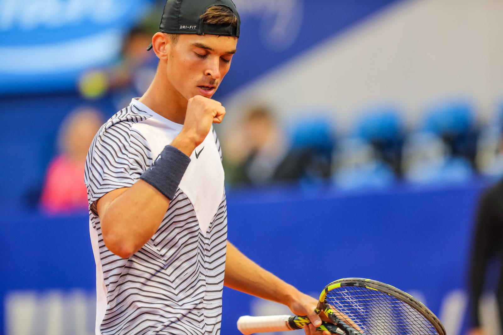 26.07.2023., Umag - Plava Laguna Croatia Open Umag. 

Drugo kolo, mec izmedju Madjara Zsombor Piros i Hrvata Dino Prizmic . Photo: Srecko Niketic/PIXSELL