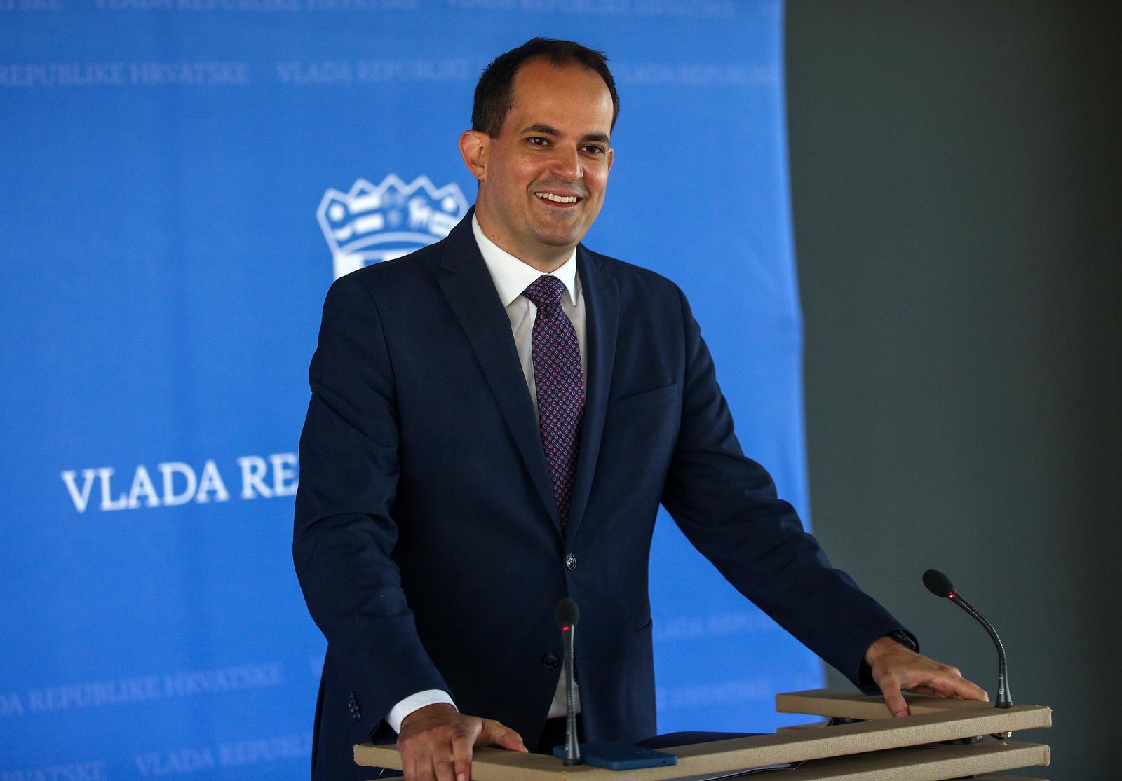 27.07.2023., Zagreb - Ministar pravosudja Ivan Malenica dao je izjavu za medije povodom zavrsteka strajka djelatnika u pravosudju Photo: Zeljko Hladika/PIXSELL