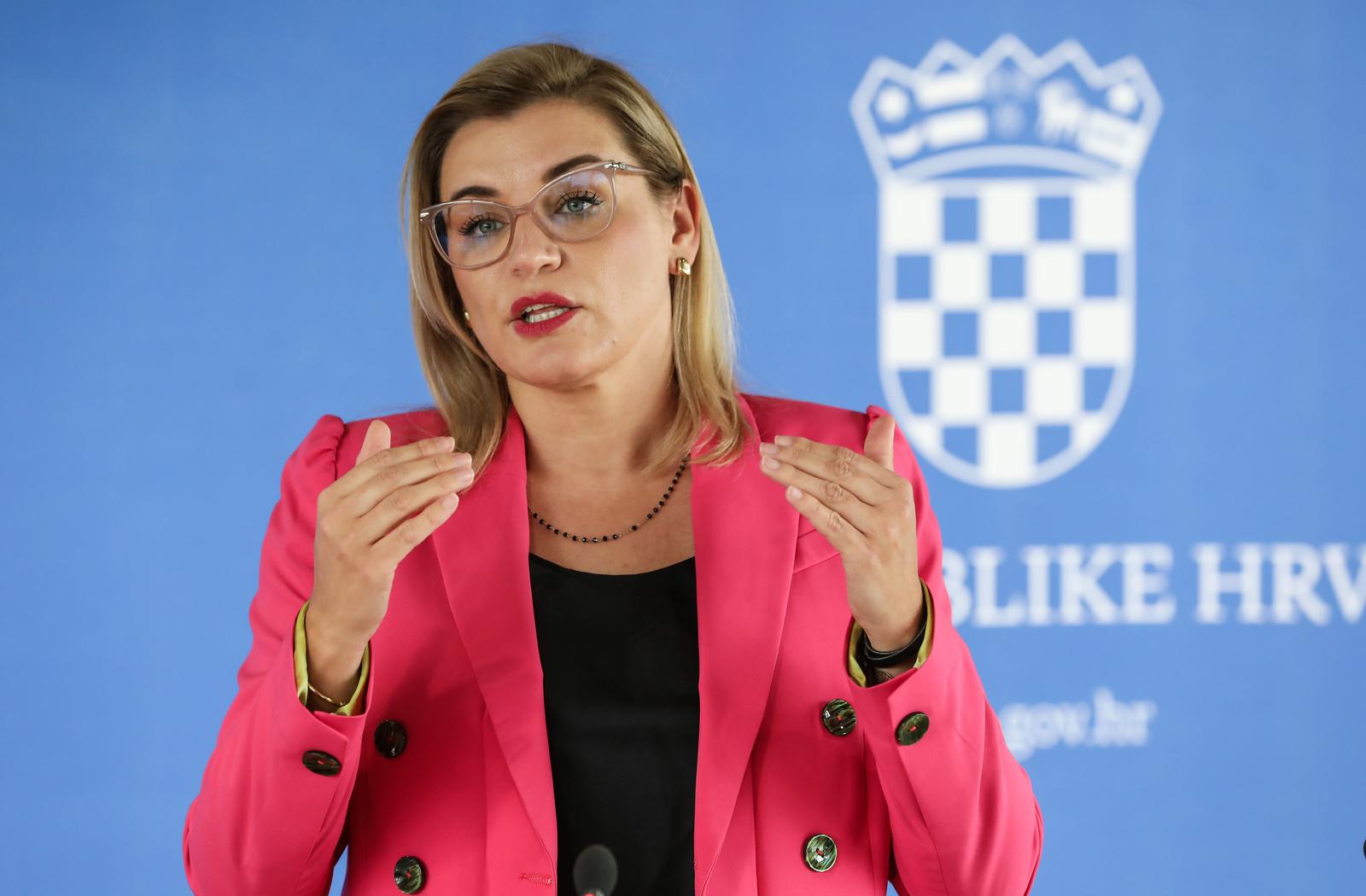 28.6.2023., Zagreb- Redovna sjednica Vlade odrzana je u NSK. Izjave ministara nakon sjednice.
 Photo: Jurica Galoic/PIXSELL