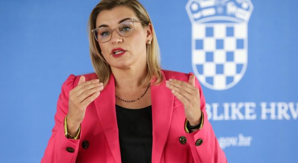 28.6.2023., Zagreb- Redovna sjednica Vlade odrzana je u NSK. Izjave ministara nakon sjednice.
 Photo: Jurica Galoic/PIXSELL
