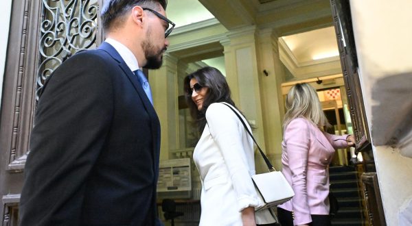 29.06.2023., Zagreb - Na Zupanijskom sudu u Zagrebu odrzano je optuzno vijece za optuznicu protiv Josipe Culine i ostalih u aferi vjetroelektrane. odvjetnik Ivan Grzic, Josipa Culina, odvjetnica Lidija Horvat Photo: Davorin Visnjic/PIXSELL