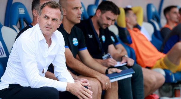 30.07.2023., Zagreb - SuperSport HNL, 02. kolo, NK Rudes - NK Osijek. Stjepan Tomas Photo: Sanjin Strukic/PIXSELL