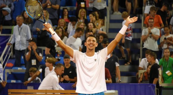 30.07.2023., Umag: U finalnom mecu ovogodisnjeg ATP turnira u Umagu, Alexei Popyrin sa 2:1 slavio je protiv Stana Wawrinke. Photo: Sasa Miljevic / PIXSELL/PIXSELL