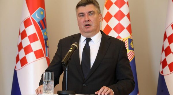 04.07.2023.,Zagreb - Predsjednik Republike Hrvatske Zoran Milanović odrzao je  konferenciju za medije Photo: Robert Anic/PIXSELL