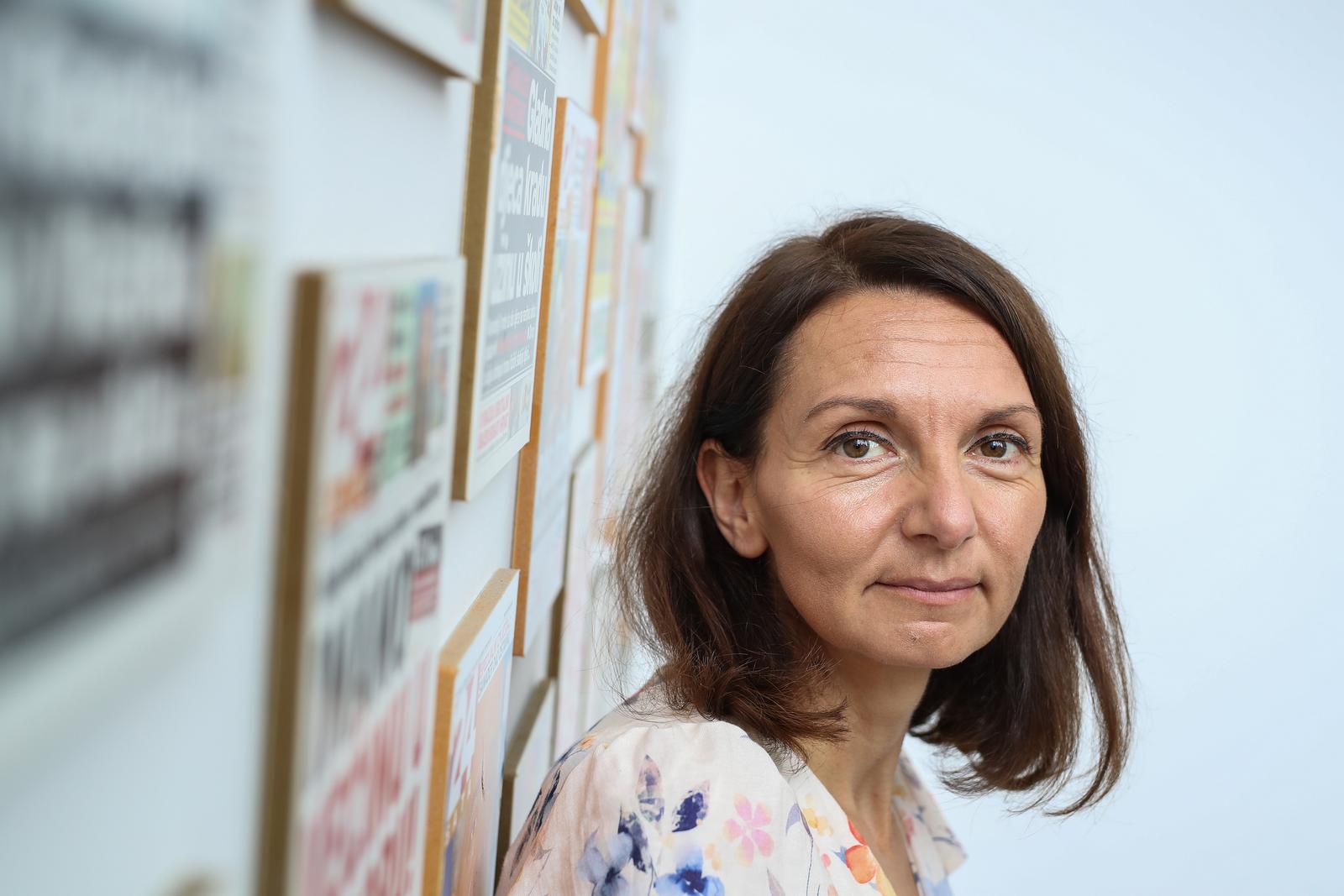 01.08.2023., Zagreb - Smjenjena procelnica za gradsku imovinu grada Splita i zvizdacica Maja Djerek, u javnosti poznata po razotkrivanju golemih nepravilnosti i nezakonitosti u tvrtki Drzavne nekretnina. Photo: Zeljko Lukunic/PIXSELL