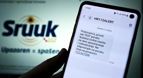 3.6.2023., Zagreb - Prva poruka upozorenja - Uvođenje novog Sustava za rano upozoravanje i upravljanje krizama (SRUUK)
 Photo: Zoe Sarlija/PIXSELL