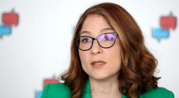 04.04.2023., Zagreb -  Pucka pravobraniteljica Tena Simonovic Einwalter predstavila je na konferenciji za novinare izvjesce za 2022. godinu s ocjenom stanja ljudskih prava u Hrvatskoj i preporukom za jacanje prava gradjana. Photo: Goran Stanzl/PIXSELL