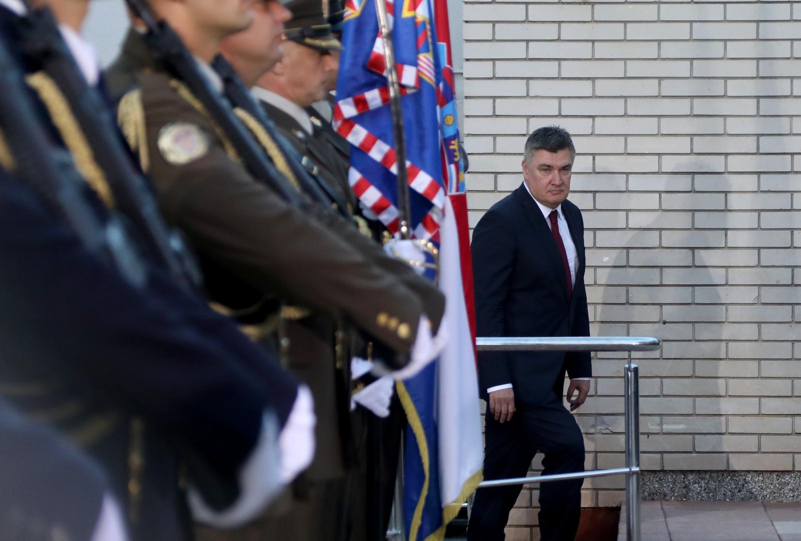 04.08.2023., Knin - U Domu HV-a u Kninu uprilicen svecani prijem za ratne zapovjednike povodom obiljezavanja Dana pobjede i domovinske zahvalnosti i Dana hrvatskih branitelja te 28. obljetnice VRO Oluja. Photo: Dusko Jaramaz/PIXSELL