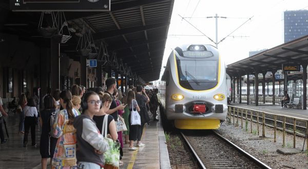 05.07.2023. Zagreb- Najveci i najprometniji zeljeznicki kolodvor u Hrvatskoj je Glavni kolodvor u Zagrebu. Projektirao ga je Ferenc Pfaff u neoklasicistickom stilu i otvoren je 18. kolovoza 1892. i nalazi se na Trgu kralja Tomislava. Photo: Boris Scitar/PIXSELL