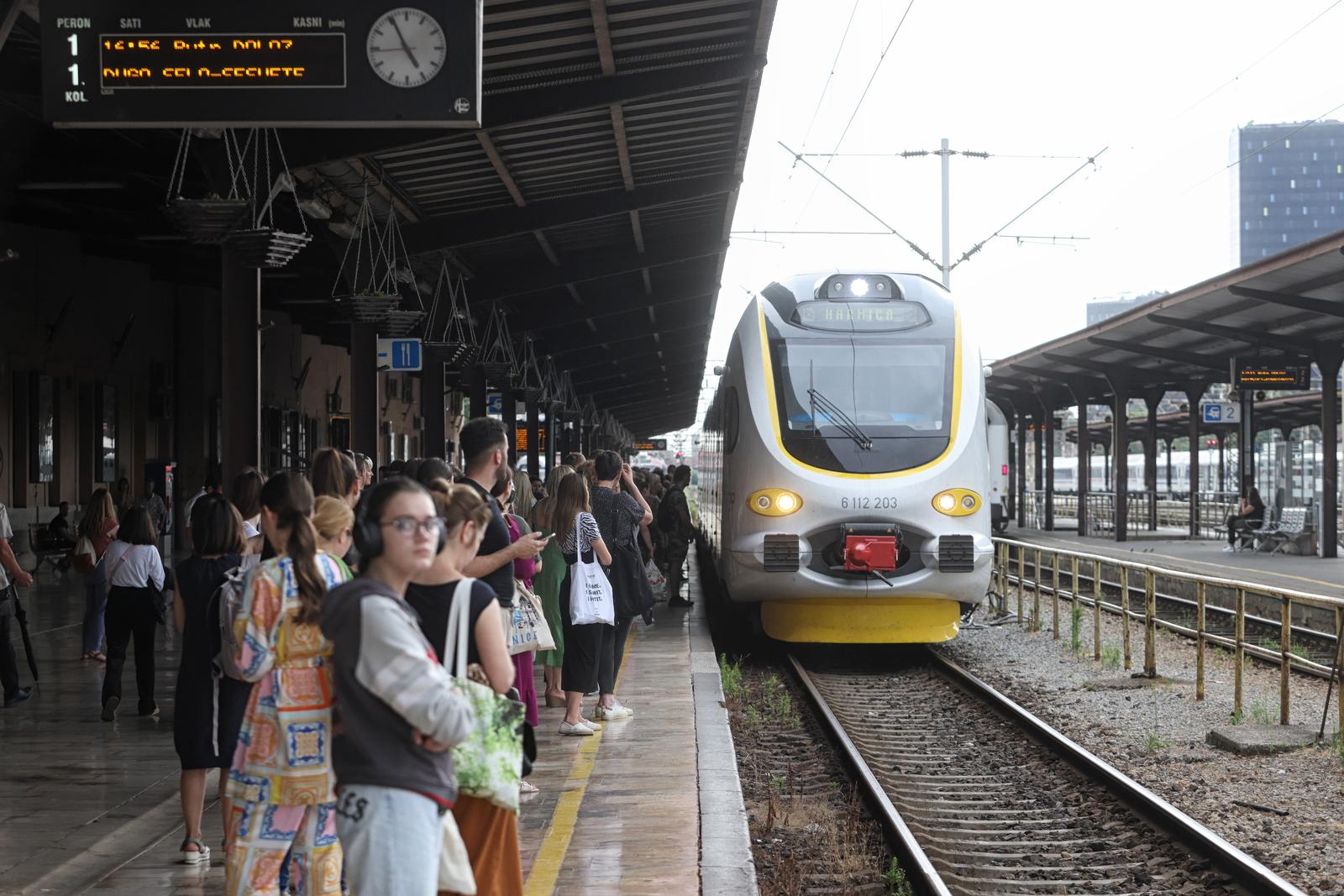 05.07.2023. Zagreb- Najveci i najprometniji zeljeznicki kolodvor u Hrvatskoj je Glavni kolodvor u Zagrebu. Projektirao ga je Ferenc Pfaff u neoklasicistickom stilu i otvoren je 18. kolovoza 1892. i nalazi se na Trgu kralja Tomislava. Photo: Boris Scitar/PIXSELL