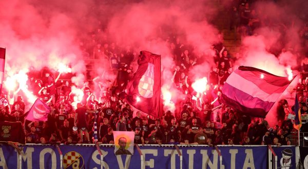 05.08.2023., stadion Maksimir, Zagreb - SuperSport HNL, 03. kolo, GNK Dinamo - HNK Gorica. Navijaci Dinama, Bad Blue Boysi Photo: Matija Habljak/PIXSELL