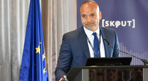 06.06.2023., Zagreb - U Hotelu Westin odrzana je prva SK@ut konferencija u organizaciji Sigurnosne obavjestajne agencije. ravnatelj SOA-e Daniel Markic Photo: Davorin Visnjic/PIXSELL