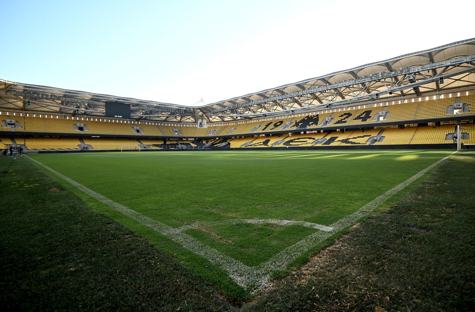 07.08.2023., Atena, Grcka - Trening nogometasa Dinama na stadionu OPAP Arena uoci sutrasnje utakmice treceg pretkola UEFA Lige prvaka protiv AEK-a.  Photo: Marko Lukunic/PIXSELL