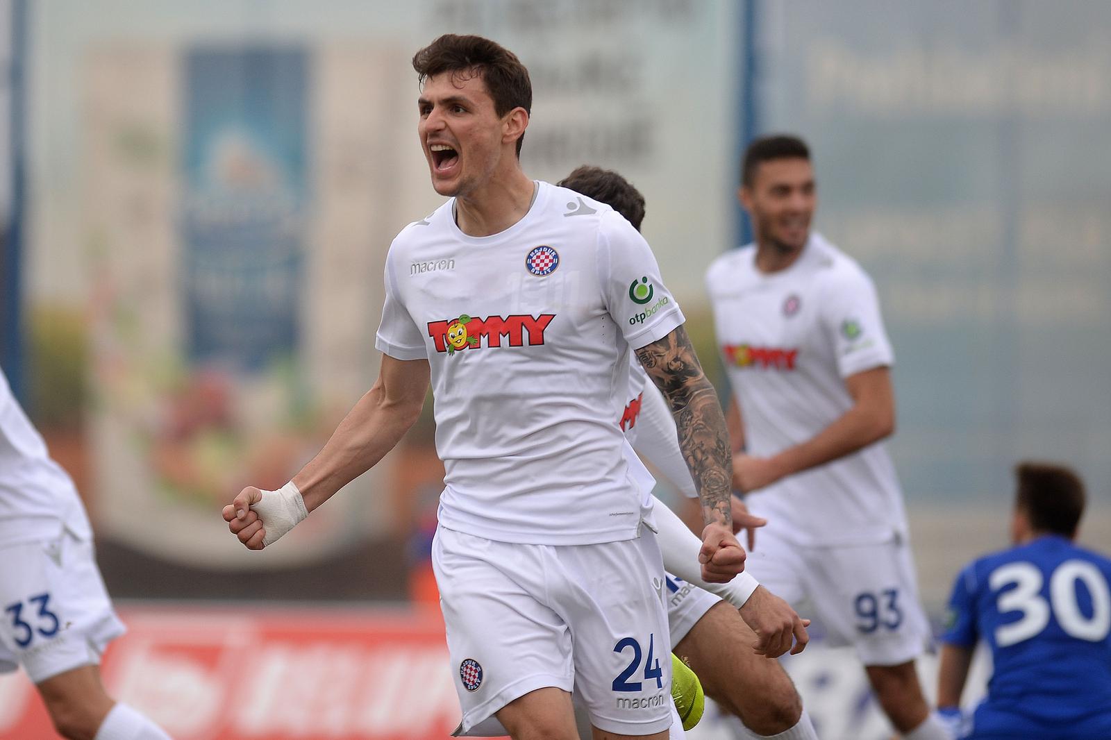 09.03.2019., Gradski stadion Ivan Kusek Apas, Koprivnica- Hrvatski Telekom Prva liga, 24. kolo, NK Slaven Belupo - HNK Hajduk Split. Stanko Juric"nPhoto: Vjeran Zganec Rogulja/PIXSELL