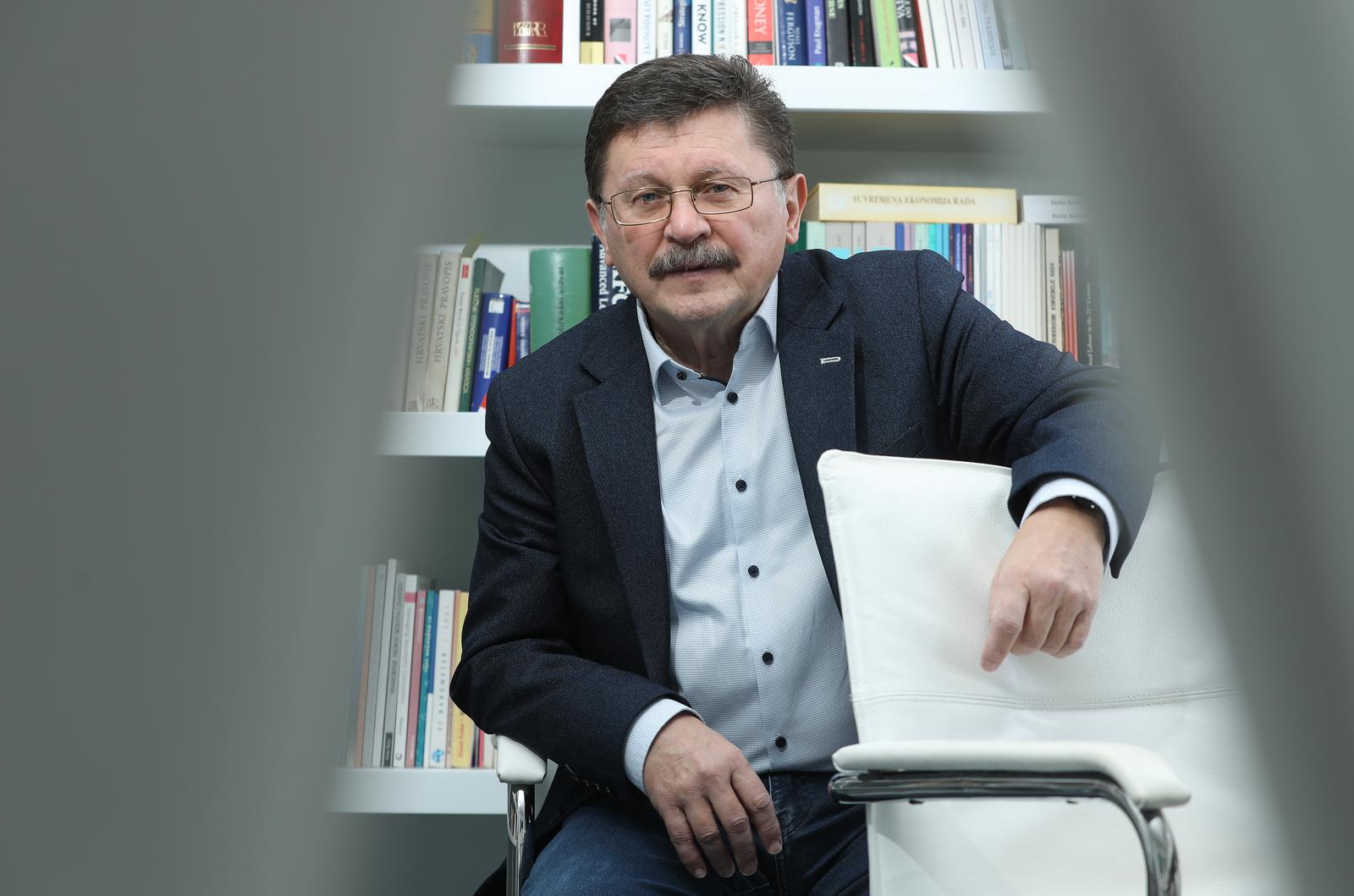 10.01.2023.,Zagreb, Vilim Ribic, osnivac i predsjednika Nezavisnog sindikata znanosti i visokog obrazovanja.    Photo: Robert Anic/PIXSELL