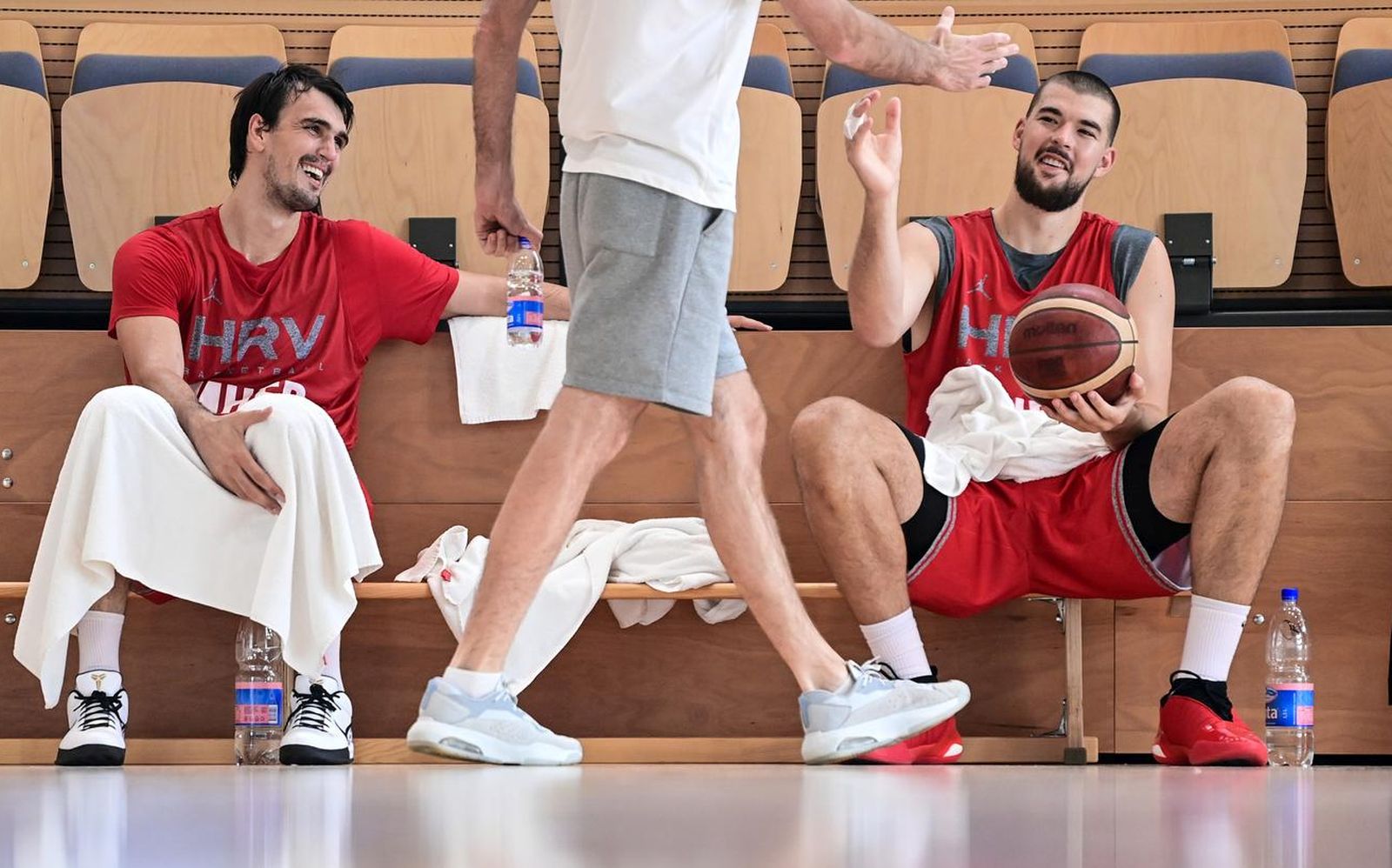 10.08.2023., Zagreb - Trening hrvatske kosarkaske reprezentacije uoci odlaska na Olimpijski pretkvalifikacijski turnir. Photo: Igor Soban/PIXSELL