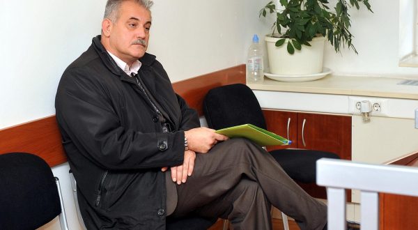 04.11.2011., Opcinski kazneni sud, Ilica 335, Zagreb - Sudjenje protiv prvooptuzene Slavice Polancec i drugooptuzenog Krese Matica za preprodaju zagrebackih gradskih stanova krivotvorenim punomocima i potrdama cime su prevarili desetak osoba. Na sudu se pojavio samo drugooptuzeni pravnik Kreso Matic. rPhoto: Goran Stanzl/PIXSELL