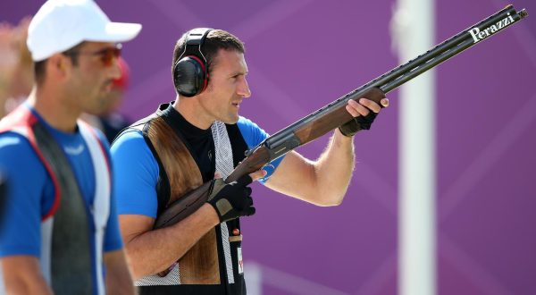 06.08.2012., Engleska, London - Ljetne Olimpijske igre London 2012. Giovanni Cernogoraz osvojio zlatnu medalju u trapu. Photo: Igor Kralj/PIXSELL