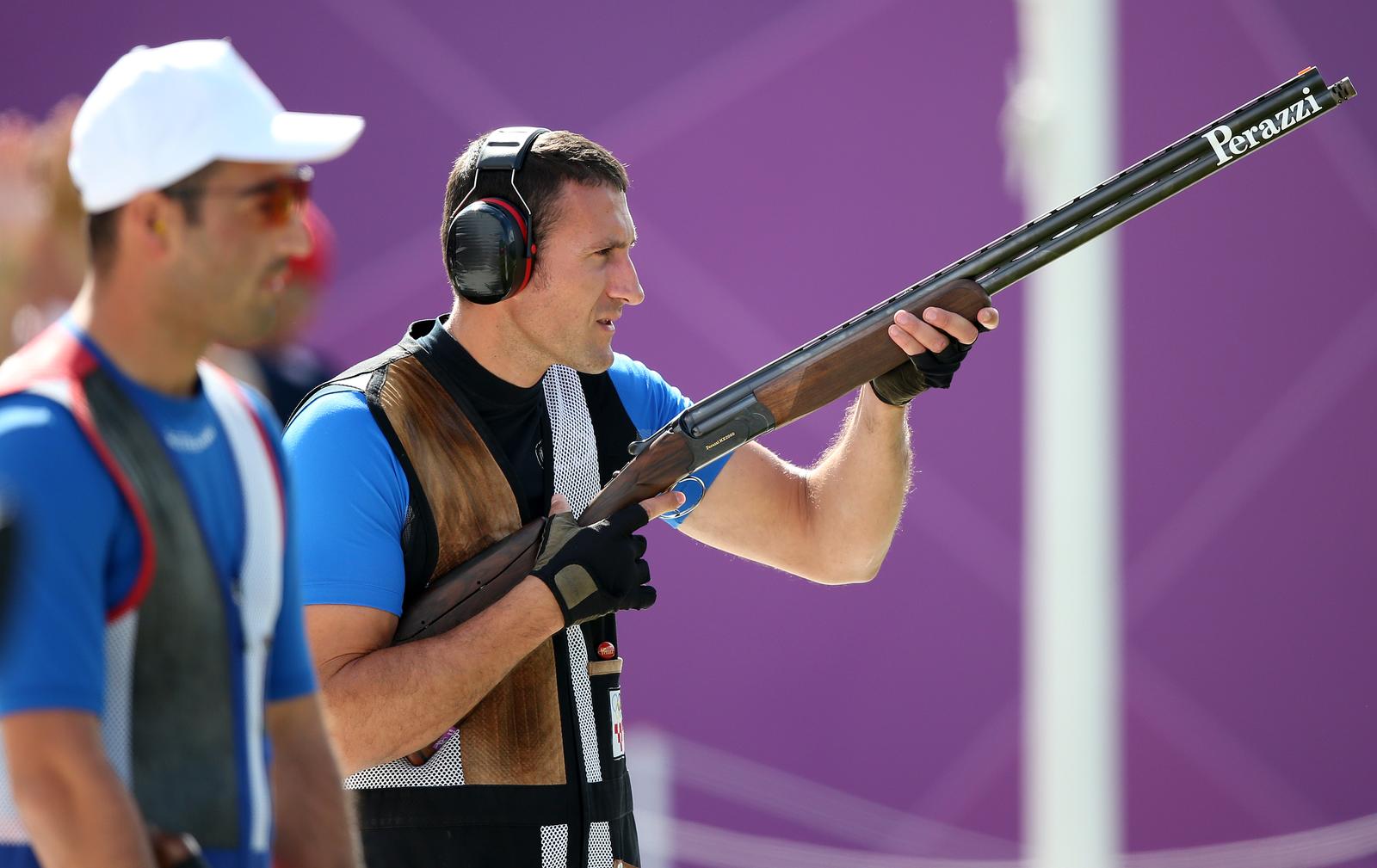 06.08.2012., Engleska, London - Ljetne Olimpijske igre London 2012. Giovanni Cernogoraz osvojio zlatnu medalju u trapu. Photo: Igor Kralj/PIXSELL