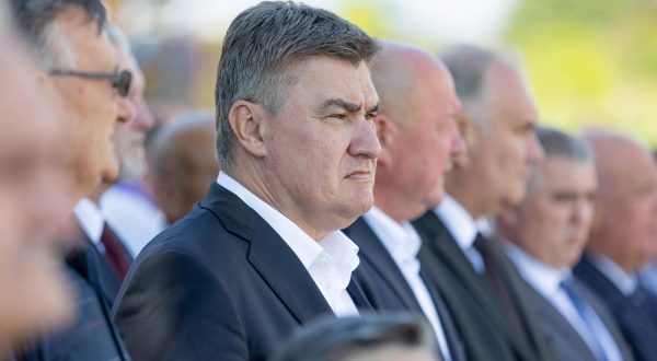 13.06.2022., Pozega - Predsjednik Republike i vrhovni zapovjednik Oruzanih snaga Republike Hrvatske sudjelova je na obiljezavanju 32. obljetnice ustrojavanja 63. „A“ samostalne gardijske bojne Zbora narodne garde Pozege i Dana hrvatskih branitelja grada Pozege. Tim povodom Predsjednik Republike urucio je odlikovanja pripadnicima 63. „A“ samostalne gardijske bojne ZNG-a . Photo: Davor Javorovic/PIXSELL