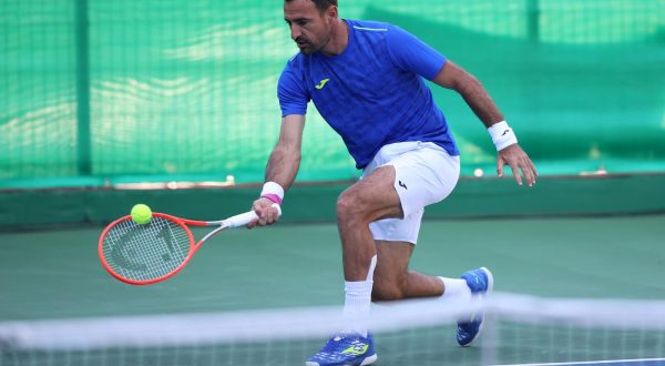 13.07.2022., Visoko, Bosna i Hercegovina - Novak Djokovic odigrao je s Ivanom Dodigom ekshibicijski teniski susret u Visokom.  Photo: Armin Durgut/PIXSELL