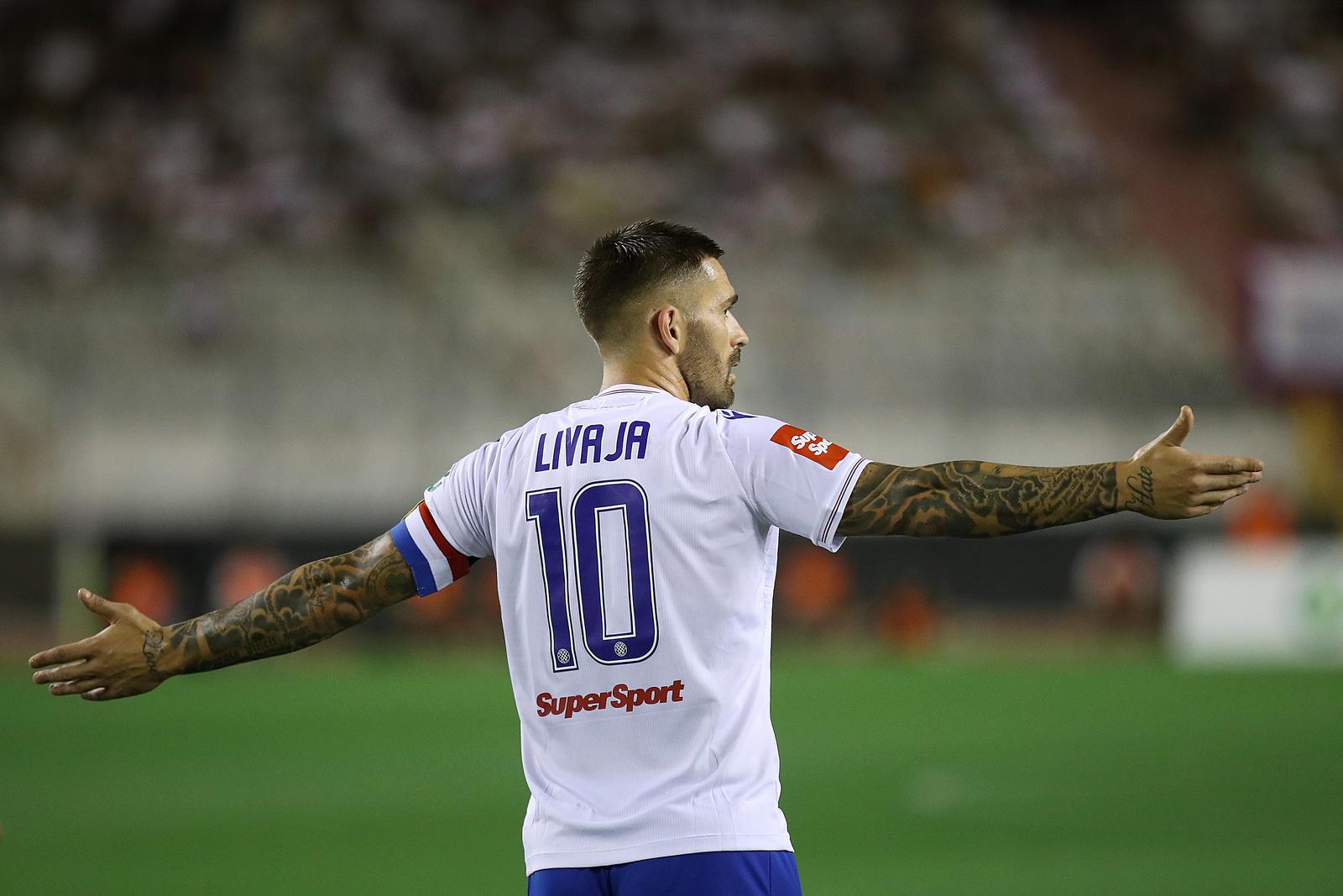 13.08.2023., Gradski stadion Poljud, Split - SuperSport HNL, 04. kolo, HNK Hajduk - NK Slaven Belupo. Marko Livaja.  Photo: Zvonimir Barisin/PIXSELL