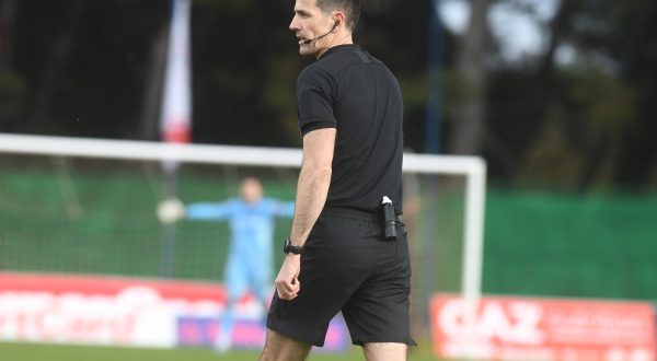 14.04.2023., stadion Subicevac, Sibenik - SuperSport HNL, 29. kolo, HNK Sibenik - HNK Gorica. Sudac Duje Strukan. Photo: Hrvoje Jelavic/PIXSELL