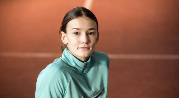 14.02.2023., Varazdin- Atleticarka Jana Koscak, velika nada hrvatske atletike.
 Photo: Vjeran Zganec Rogulja/PIXSELL