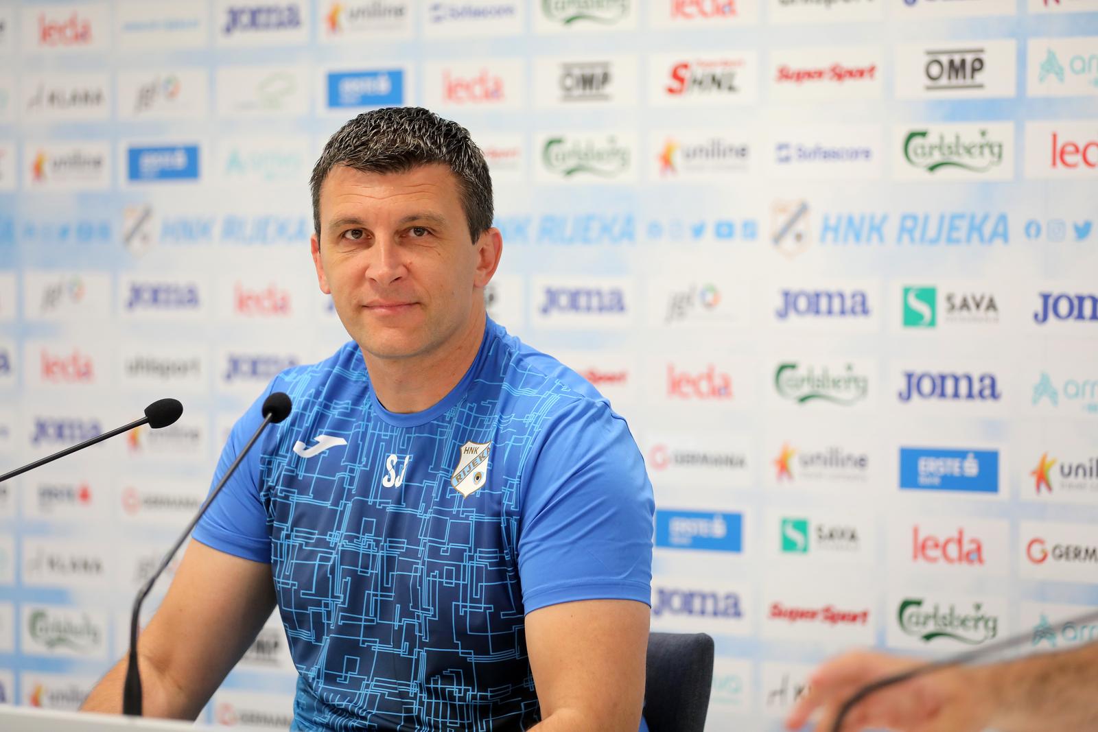 15.06.2023., Rijeka - Press centar na Rujevici. Konferencija za medije trenera HNk Rijeke Sergeja Jakirovica uoci nogometnog prvenstva 2023/2024. Photo: Goran Kovacic/PIXSELL