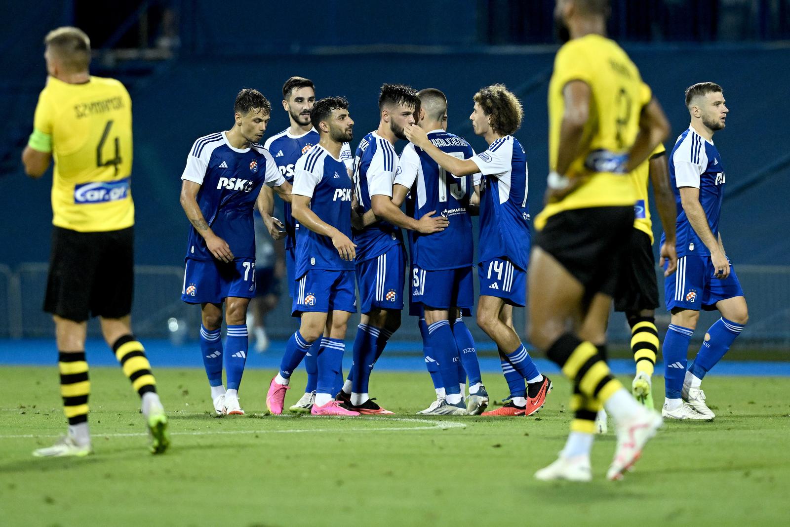 15.08.2023., stadion Maksimir, Zagreb - Prva utakmica 3. pretkola UEFA Lige prvaka, GNK Dinamo - AEK.
 Photo: Marko Lukunic/PIXSELL