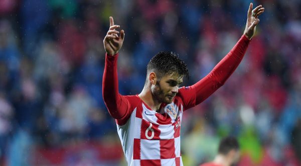 16.11.2019., stadion HNK Rijeka, Rijeka - Kvalifikacije za Europsko prvenstvo, skupina E, 9. kolo, Hrvatska - Slovacka. Duje Caleta Car. r"nPhoto: Marko Lukunic/PIXSELL