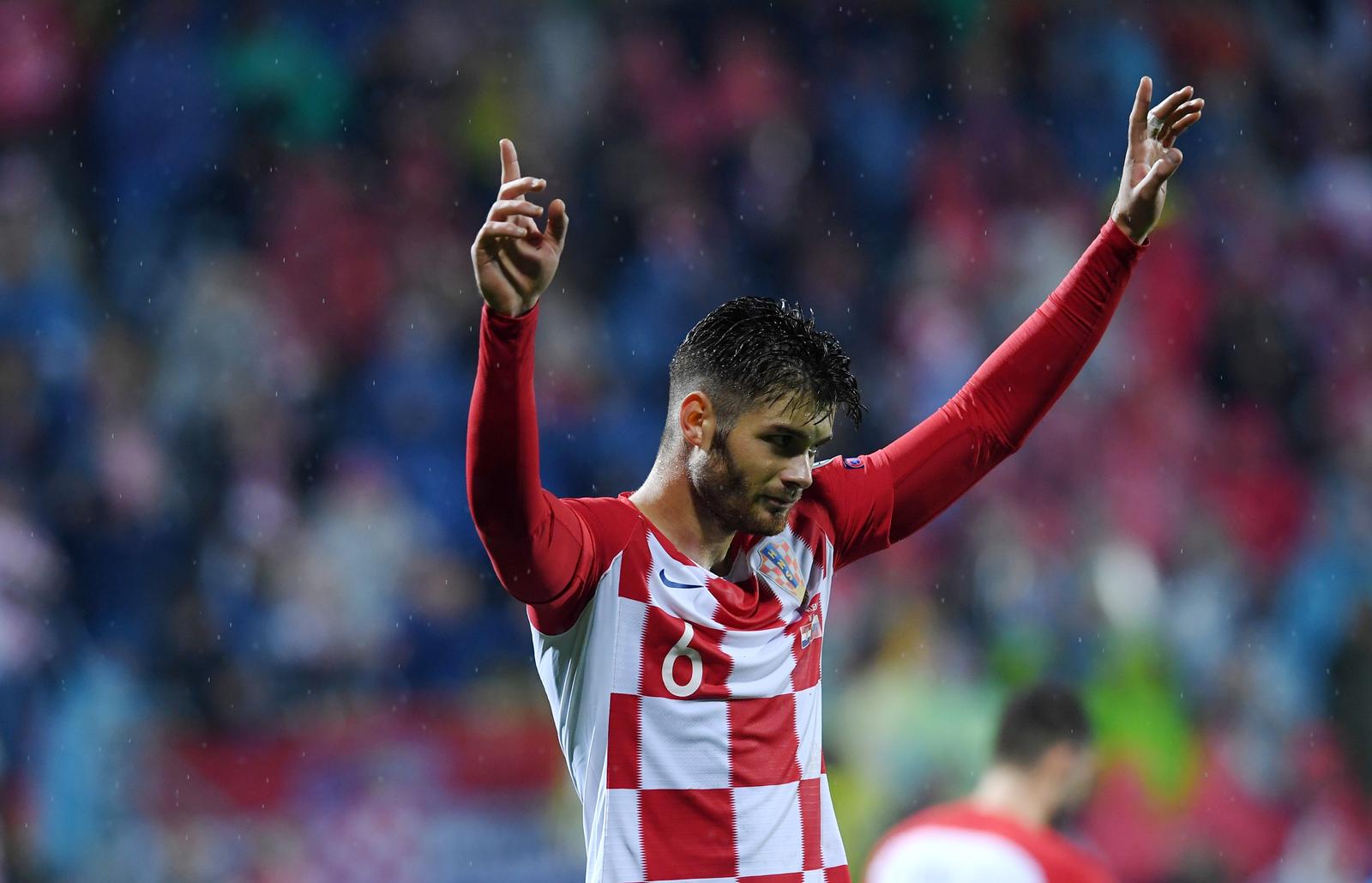 16.11.2019., stadion HNK Rijeka, Rijeka - Kvalifikacije za Europsko prvenstvo, skupina E, 9. kolo, Hrvatska - Slovacka. Duje Caleta Car. r"nPhoto: Marko Lukunic/PIXSELL