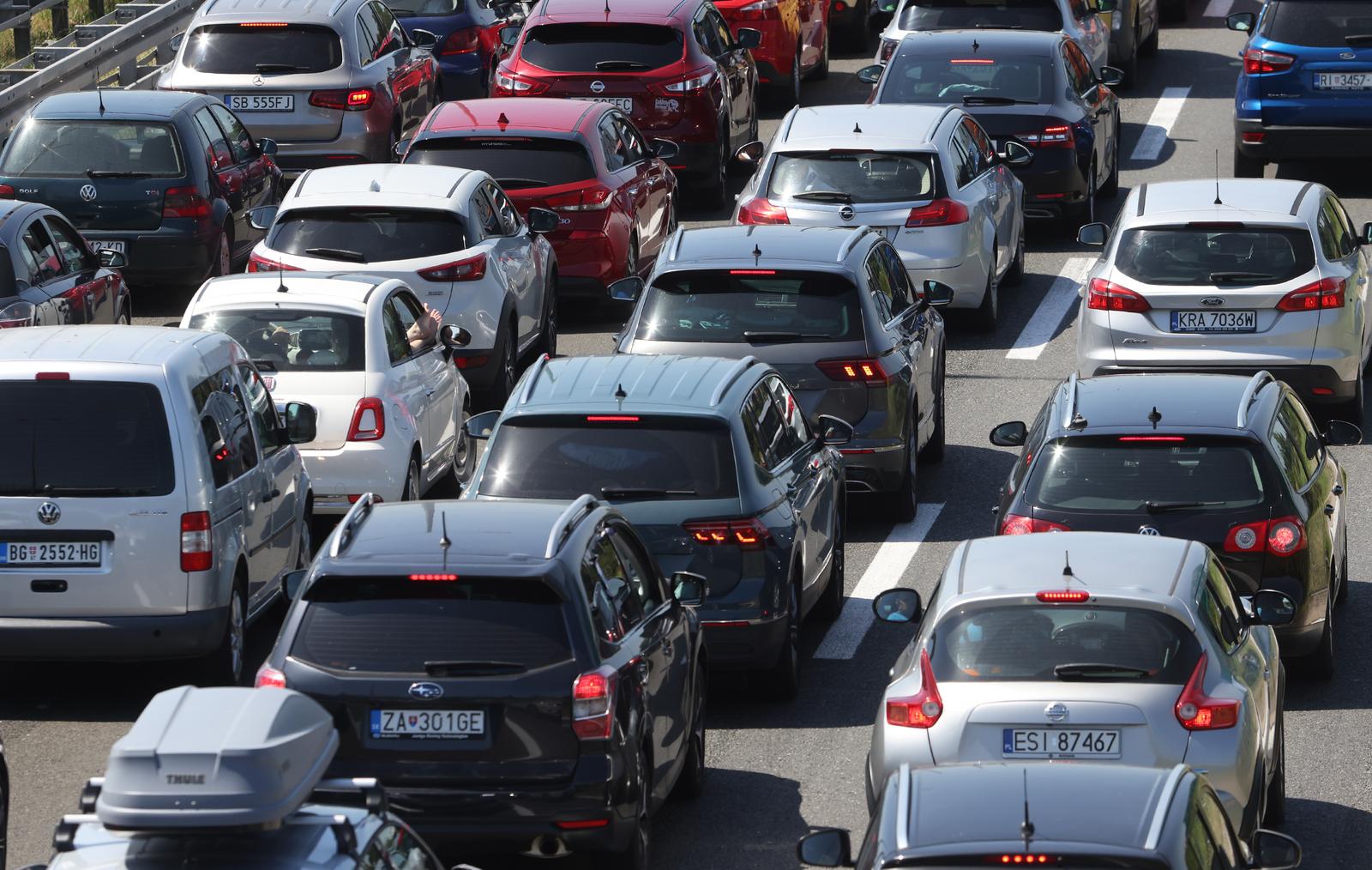 17.07.2023. Zagreb-Prometne guzve na cvoru Lucko u smjeru mora na ulazu na autocestu A!. Photo: Boris Scitar/PIXSELL