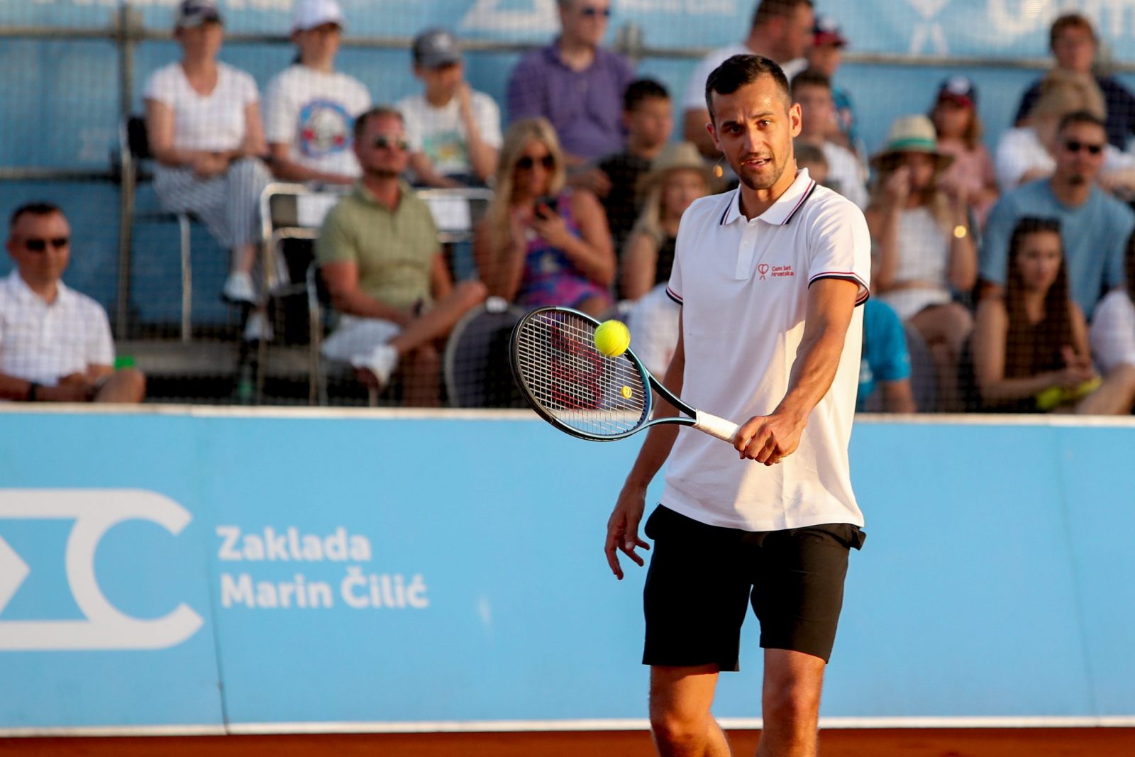18.07.2023., Zadar, SC Visnjik - Odrzano je trece izdanje humanitarno - sportskog spektakla Gem Set Hrvatska. Projekt koji organizira Zaklada Marin Cilic, a okuplja najpoznatije sportase i sportasice Hrvatske s ciljem izgradnje sportskih igralista za djecu i promocije vaznosti bavljenja sportom od najranije dobi.  Photo: Sime Zelic/PIXSELL