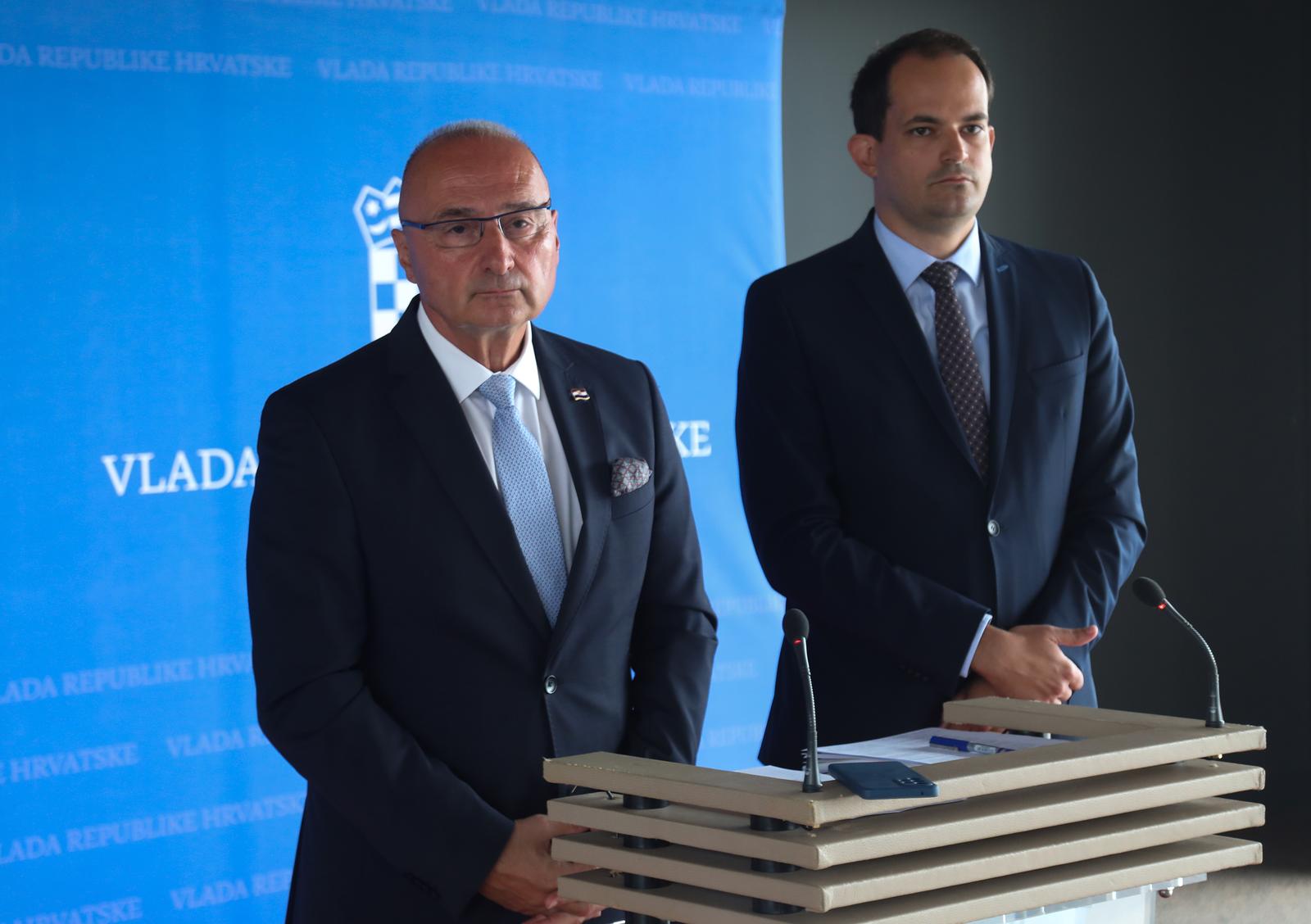 17.08.2023., Zagreb - Izjave ministara nakon sjednice Vlade Photo: Zeljko Hladika/PIXSELL