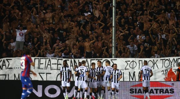 17.08.2023., Solun, Grcka - Uzvratni susret 3. pretkola UEFA Konferencijske lige, PAOK - Hajduk. Photo: RAFAIL GEORGIADES / EUROKINISS/PIXSELL