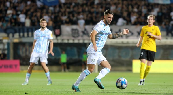 17.08.2023., Stadion HNK Rijekac, Rijeka - Uzvratna utaknica 3. pretkola UEFA Konferencijske lige, HNK Rijeka - B36 Torshavn.  Photo: Goran Kovacic/PIXSELL