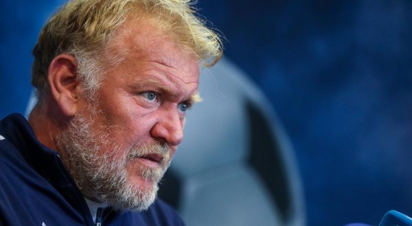 18.08.2023.., Zagreb - Konferencija za medije trenera NK Rudes Roberta Prosineckog uoci 5. kola SuperSport HNL-a u kojoj Rudes dočekuju Hajduk. Photo: Slavko Midzor/PIXSELL