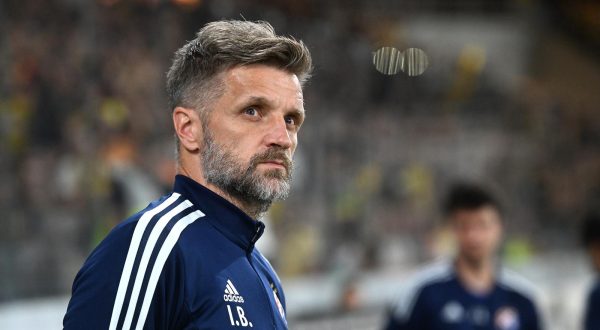 19.08.2023., Atena, Grcka - Utakmica 3. pretkola UEFA Lige prvaka, AEK - GNK Dinamo.  
 Photo: Marko Lukunic/PIXSELL