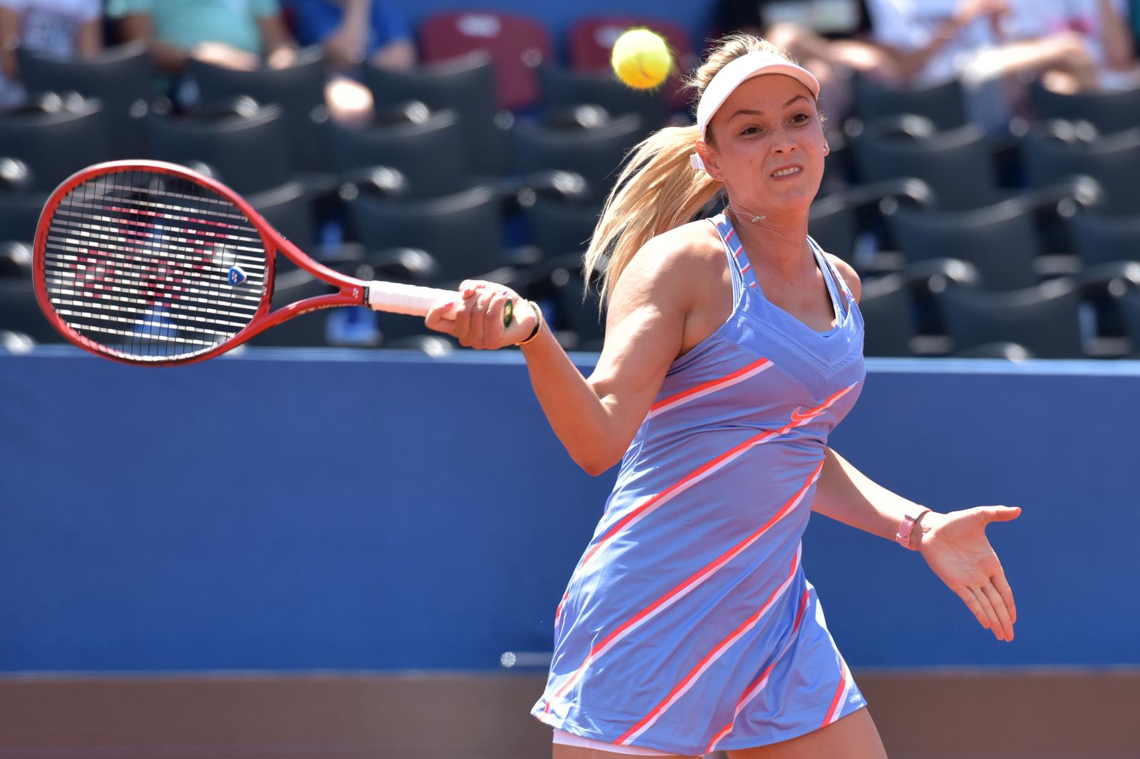 20.06.2020., Zadar - Teniski turnir Adria tour: Egzibicijski mec, Olga Danilovic i Donna Vekic. Donna Vekic. rPhoto: Dino Stanin/PIXSELL