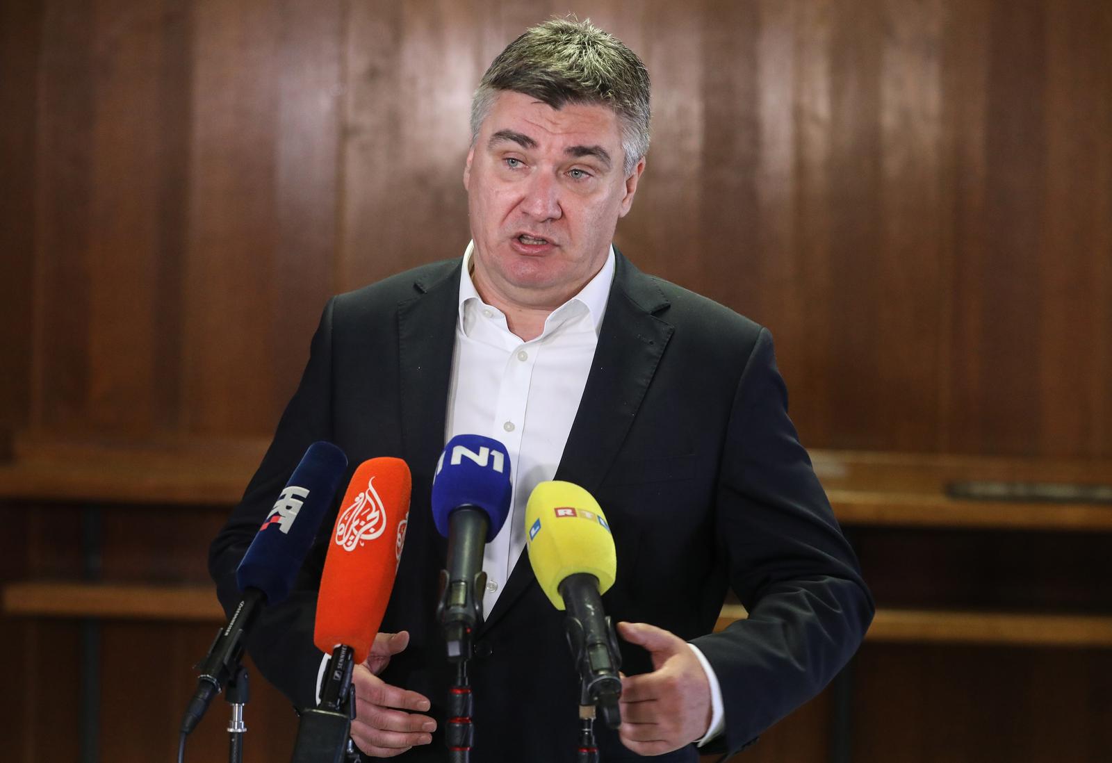 20.07.2023.,Krapinske Toplice, predsjednik Republike Zoran Milanovic sudjelovao na svecanoj sjednici Općcnskog vijeca Opcine Krapinske Toplice povodom 30. godisnjice Opcine. Nakon svecane sjednice, predsjednik Zoran Milanovic dao izajvu za medije
Photo: Robert Anic/PIXSELL      Photo: Robert Anic/PIXSELL
