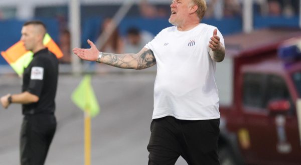 20.08.2023., stadion Kranjceviceva, Zagreb - SuperSport HNL, 05. kolo, NK Rudes - HNK Hajduk. Trener NK Rudes Robert Prosinecki.  Photo: Luka Stanzl/PIXSELL
