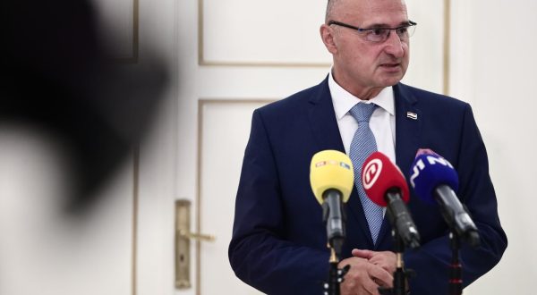Susret ministra vanjskih poslova Giorgosa Gerapetritisa s ministrom vanjskih poslova Hrvatske Gordanom Grlicem Radmanom Utorak, 22. kolovoza 2023.  Photo: KOSTAS TZOUMAS / EUROKINISSI/PIXSELL