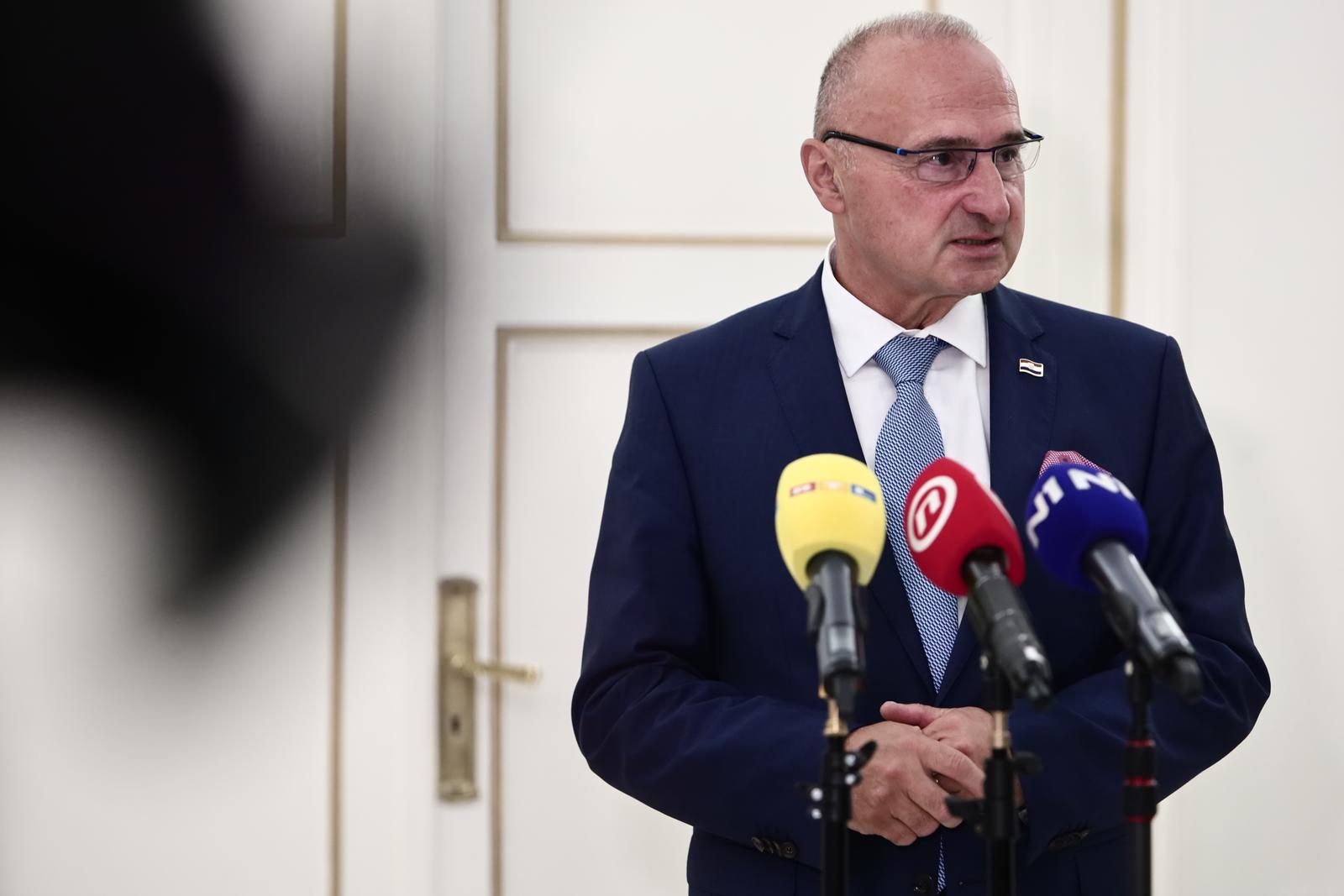 Susret ministra vanjskih poslova Giorgosa Gerapetritisa s ministrom vanjskih poslova Hrvatske Gordanom Grlicem Radmanom Utorak, 22. kolovoza 2023.  Photo: KOSTAS TZOUMAS / EUROKINISSI/PIXSELL