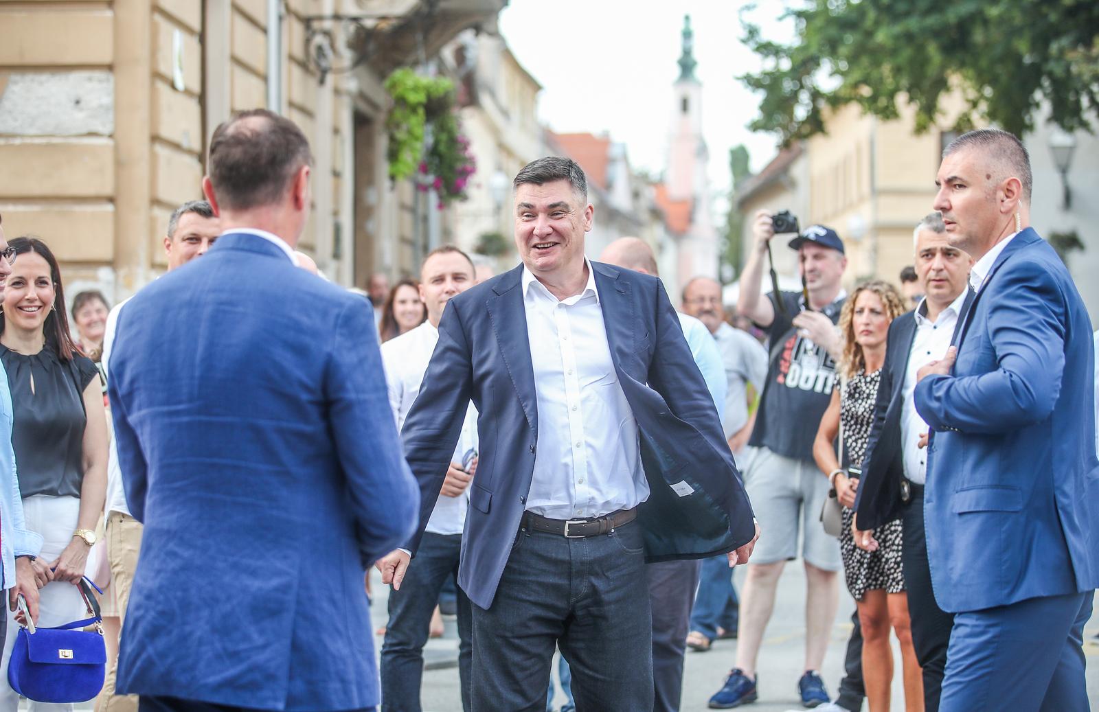 23.08.2023V., Varazdin - Predsjednik Republike obisao je tradicionalnu kulturno-turisticku manifestaciju Spancirfest 2023. 

 Photo: Slavko Midzor/PIXSELL