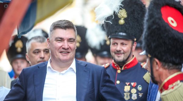 23.08.2023V., Varazdin - Predsjednik Republike obisao je tradicionalnu kulturno-turisticku manifestaciju Spancirfest 2023. 

 Photo: Slavko Midzor/PIXSELL