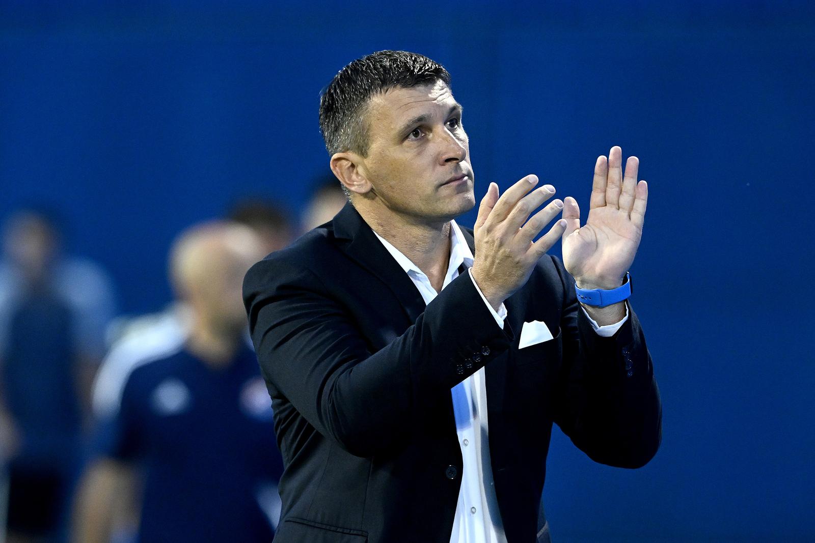 24.08.2023., stadion Maksimir, Zagreb - Prva utakmica play-offa UEFA Europske lige, GNK Dinamo Zagreb - Sparta Prag.Sergej Jakirovic.
 Photo: Marko Lukunic/PIXSELL